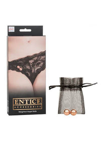 Thumbnail for Cal Exotics - Entice - Weighted Kegel Balls - Rose Gold - Stag Shop