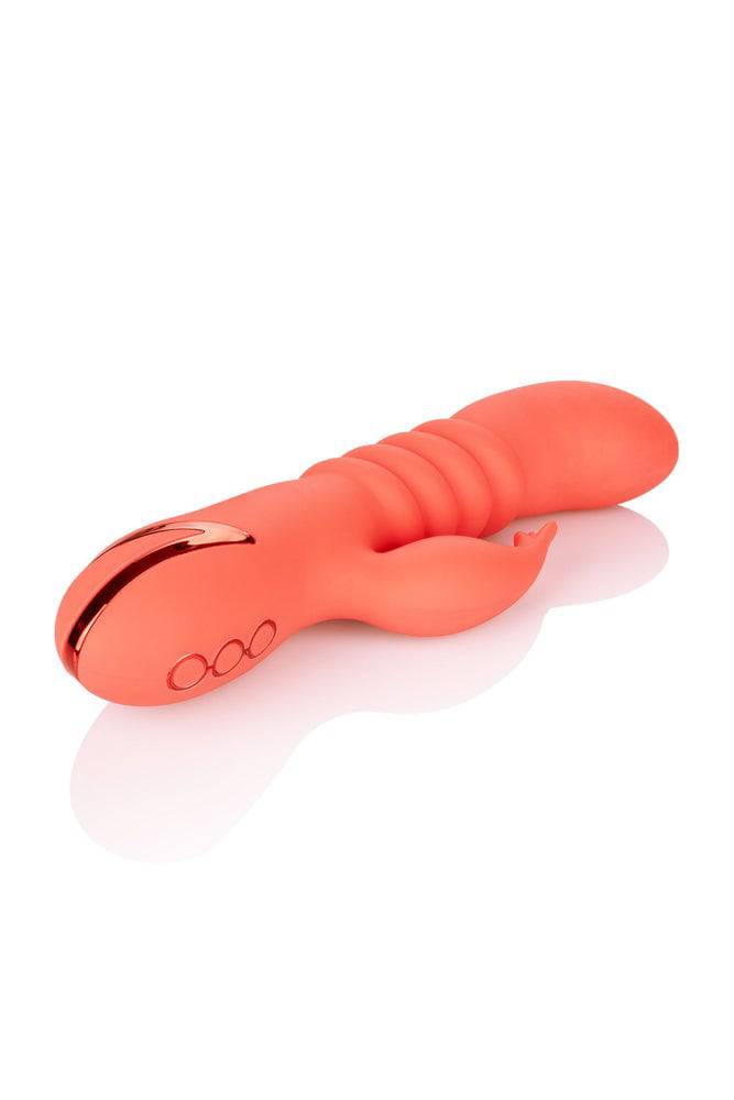 Cal Exotics - California Dreaming - Orange County Cutie Thrusting Vibrator - Orange - Stag Shop
