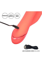 Cal Exotics - California Dreaming - Orange County Cutie Thrusting Vibrator - Orange - Stag Shop