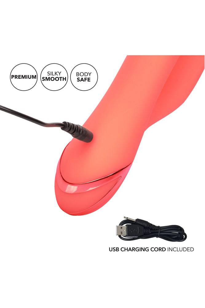 Cal Exotics - California Dreaming - Orange County Cutie Thrusting Vibrator - Orange - Stag Shop