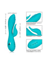 Cal Exotics - California Dreaming - Santa Monica Starlet Dual Vibrator - Teal - Stag Shop