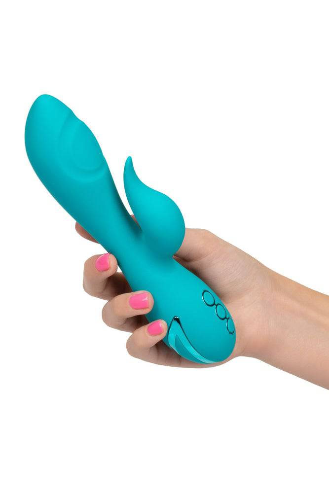 Cal Exotics - California Dreaming - Santa Monica Starlet Dual Vibrator - Teal - Stag Shop