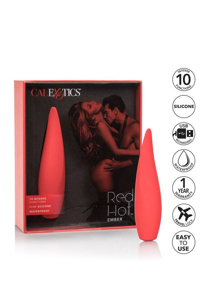 Cal Exotics - Red Hot - Ember Multi Function Vibrator - Red - Stag Shop