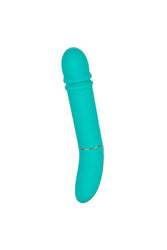 Cal Exotics - Shameless - Flirt Thrusting Vibrator - Teal - Stag Shop
