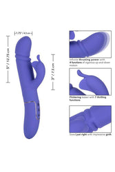 Cal Exotics - Shameless - Seducer Thrusting Vibrator - Purple - Stag Shop
