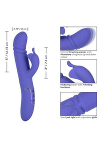 Thumbnail for Cal Exotics - Shameless - Seducer Thrusting Vibrator - Purple - Stag Shop