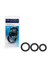 Cal Exotics - Dr. Joel Kaplan - Silicone Support Cock Rings - Black - Stag Shop
