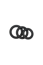 Cal Exotics - Dr. Joel Kaplan - Silicone Support Cock Rings - Black - Stag Shop