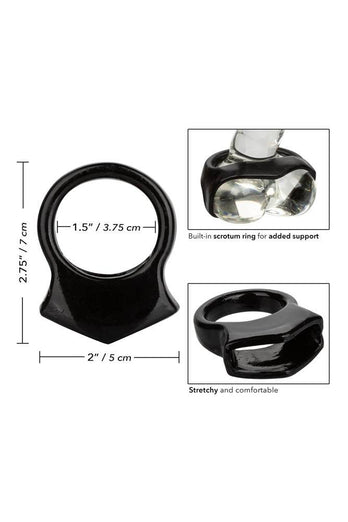 Cal Exotics - Colt - Snug Grip Cock Ring - Black - Stag Shop