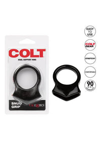 Thumbnail for Cal Exotics - Colt - Snug Grip Cock Ring - Black - Stag Shop