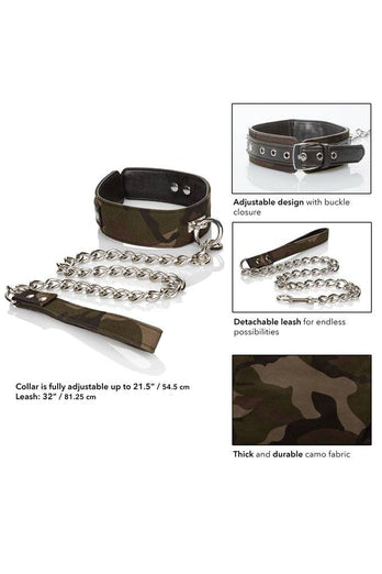 Cal Exotics - Colt - Camo Collar & Leash - Stag Shop