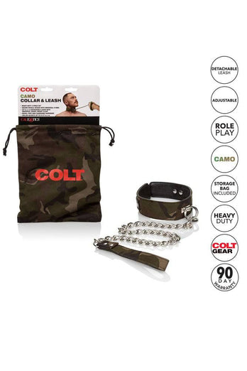 Cal Exotics - Colt - Camo Collar & Leash - Stag Shop