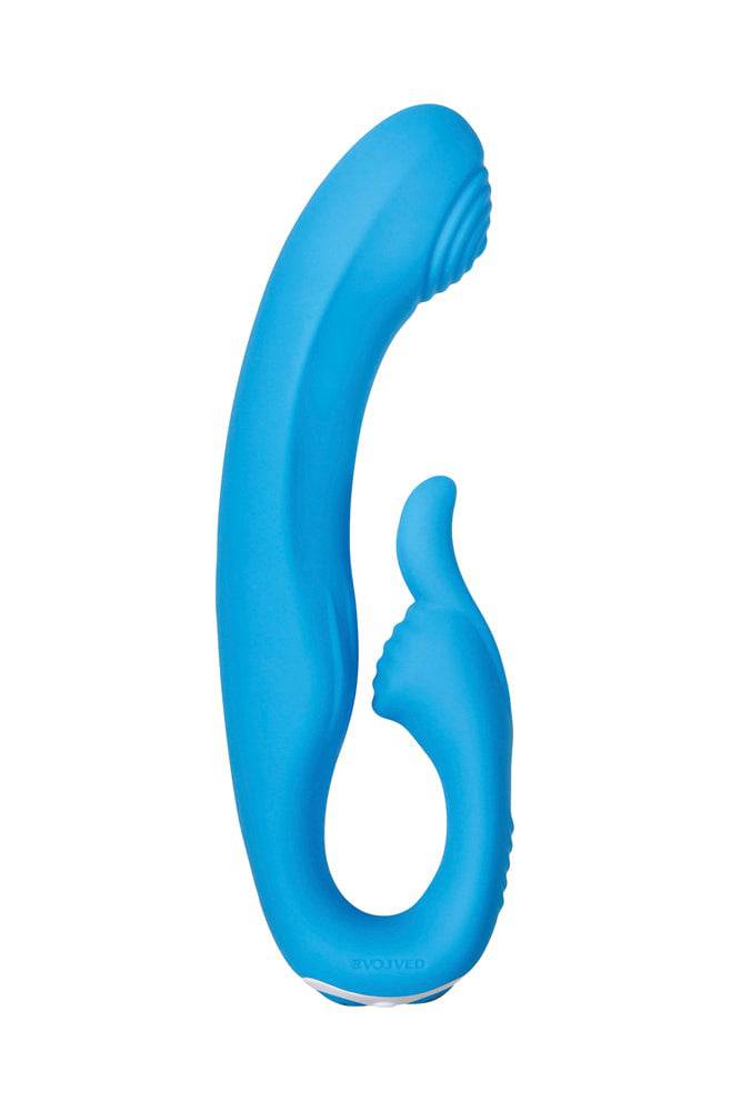 Evolved - Sea Breeze Bunny Vibrator - Blue - Stag Shop