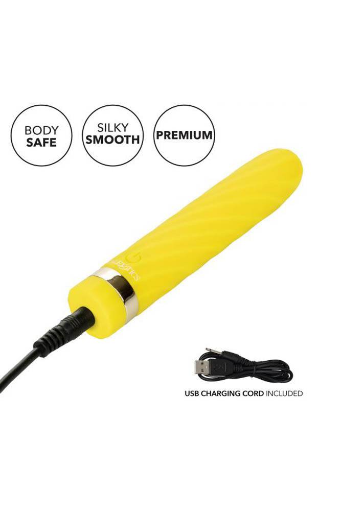 Cal Exotics - Slay - SeduceMe Vibrator - Yellow - Stag Shop