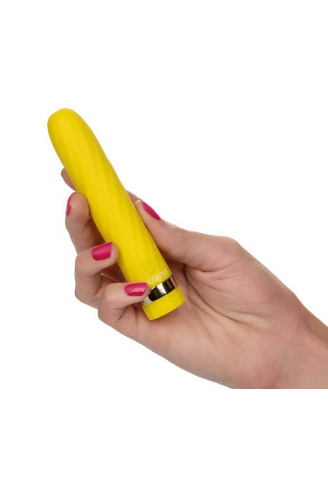 Cal Exotics - Slay - SeduceMe Vibrator - Yellow - Stag Shop