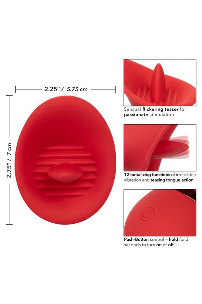 Cal Exotics - French Kiss - Seducer Clitoral Stimulator - Red - Stag Shop