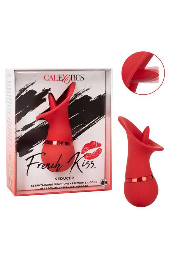 Cal Exotics - French Kiss - Seducer Clitoral Stimulator - Red - Stag Shop