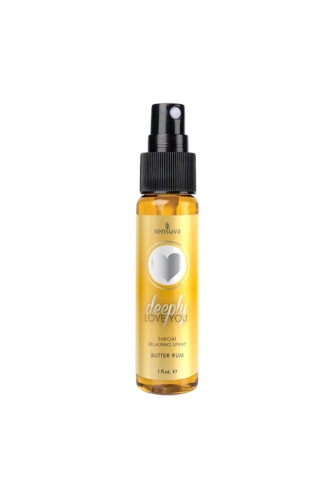 Sensuva - Deeply Love You - Throat Relaxing Spray - 1oz - Butter Rum - Stag Shop