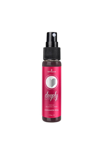 Sensuva - Deeply Love You - Throat Relaxing Spray - 1oz - Cinnamon - Stag Shop