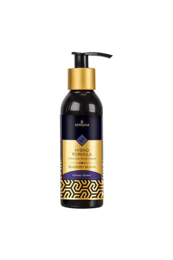 Sensuva - Hybrid Formula Personal Moisturizer - 4.2oz - Blueberry Muffin - Stag Shop