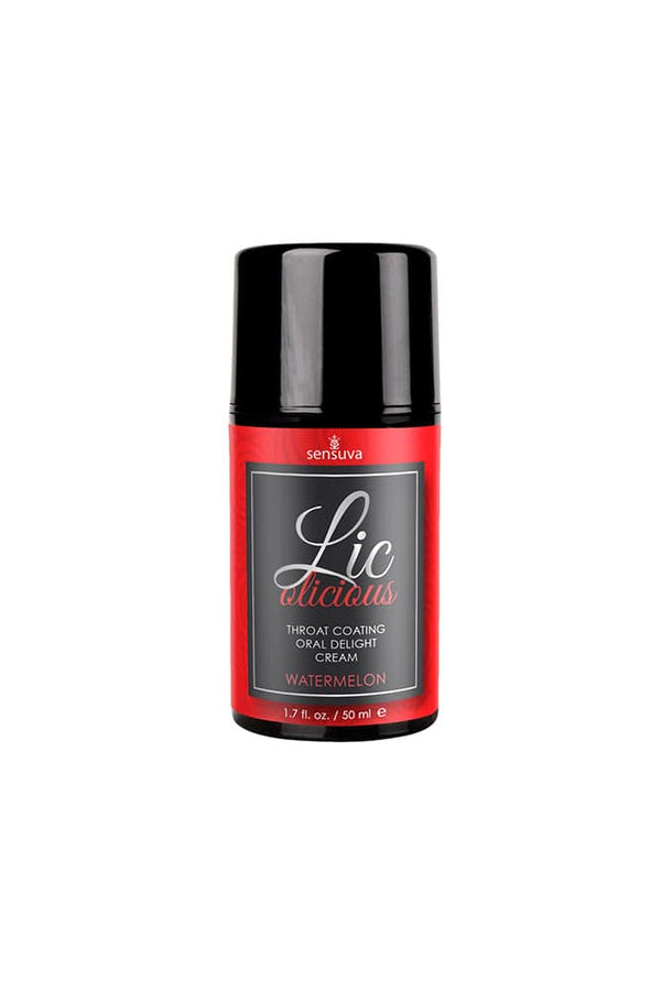 Sensuva - Licolicious - Throat Coating Cream - 1.7oz - Watermelon - Stag Shop