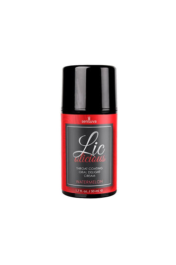 Sensuva - Licolicious - Throat Coating Cream - 1.7oz - Watermelon - Stag Shop