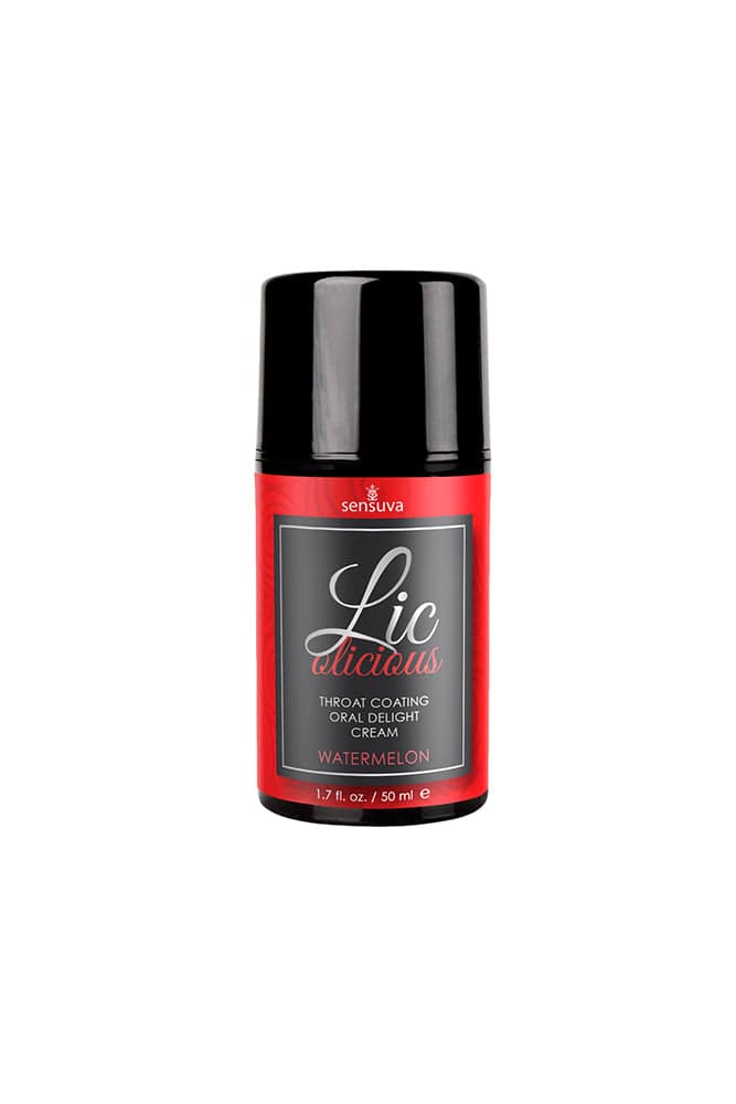 Sensuva - Licolicious - Throat Coating Cream - 1.7oz - Watermelon - Stag Shop