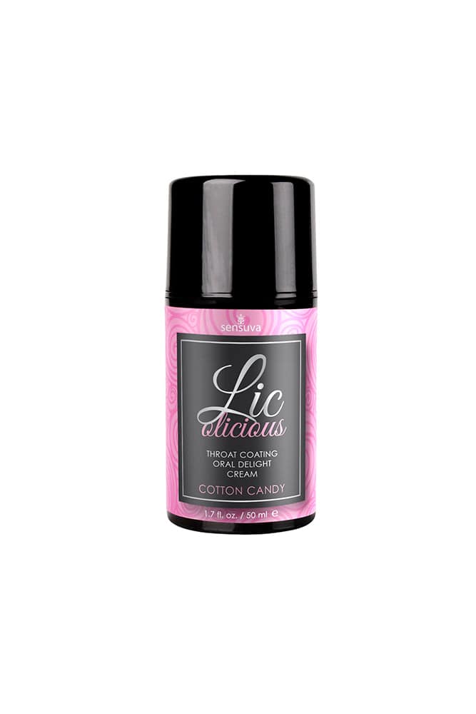 Sensuva - Licolicious - Throat Coating Cream - 1.7oz - Cotton Candy - Stag Shop