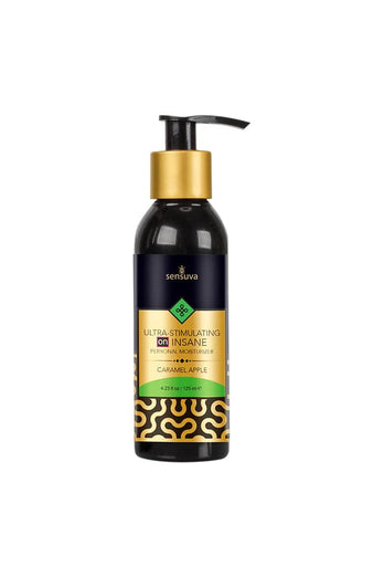 Sensuva - ON Insane Hybrid-Based Personal Moisturizer - 4.2oz - Caramel Apple - Stag Shop
