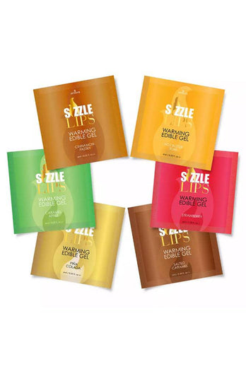 Sensuva - Sizzle Lips Edible Warming Gel - 5ml - Stag Shop
