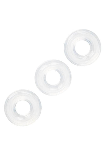 Cal Exotics - Set of 3 Silicone Stacker Rings - Stag Shop
