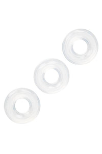 Thumbnail for Cal Exotics - Set of 3 Silicone Stacker Rings - Stag Shop