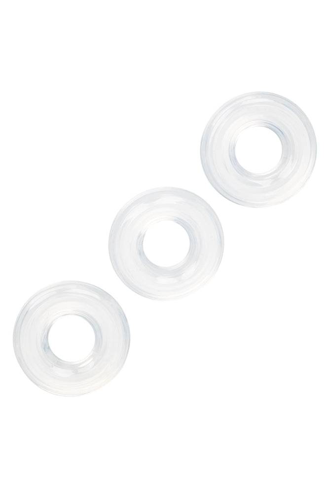 Cal Exotics - Set of 3 Silicone Stacker Rings - Stag Shop