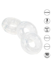 Cal Exotics - Set of 3 Silicone Stacker Rings - Stag Shop