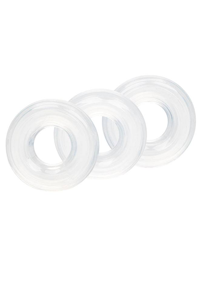 Cal Exotics - Set of 3 Silicone Stacker Rings - Stag Shop