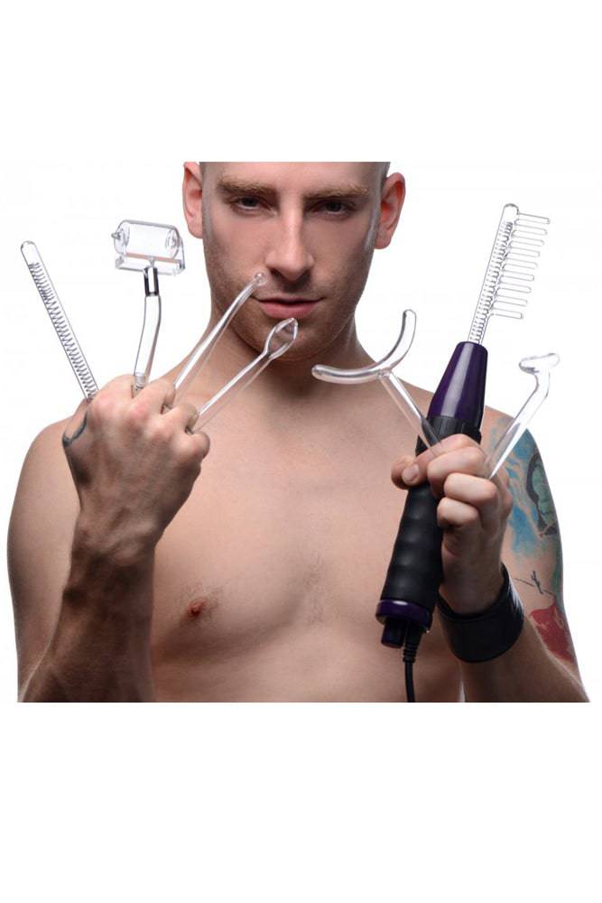 XR Brands - Zeus Elecrosex - 7 Piece Twilight Wand Accessory Kit - Stag Shop