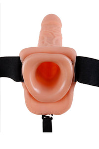 Thumbnail for Pipedream - Fetish Fantasy - 7 Inches Hollow Strap-On with Balls - Beige - Stag Shop