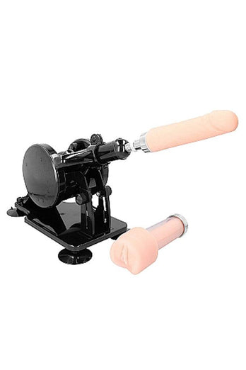 Shots Toys - The Sex Machine - Black - Stag Shop