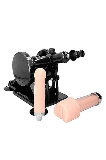 Shots Toys - The Sex Machine - Black - Stag Shop