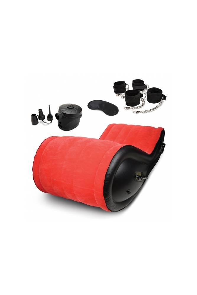 Electric Eel - Lux Fetish - 6 PC Inflatable BDSM Sex Sofa Set - Red - Stag Shop