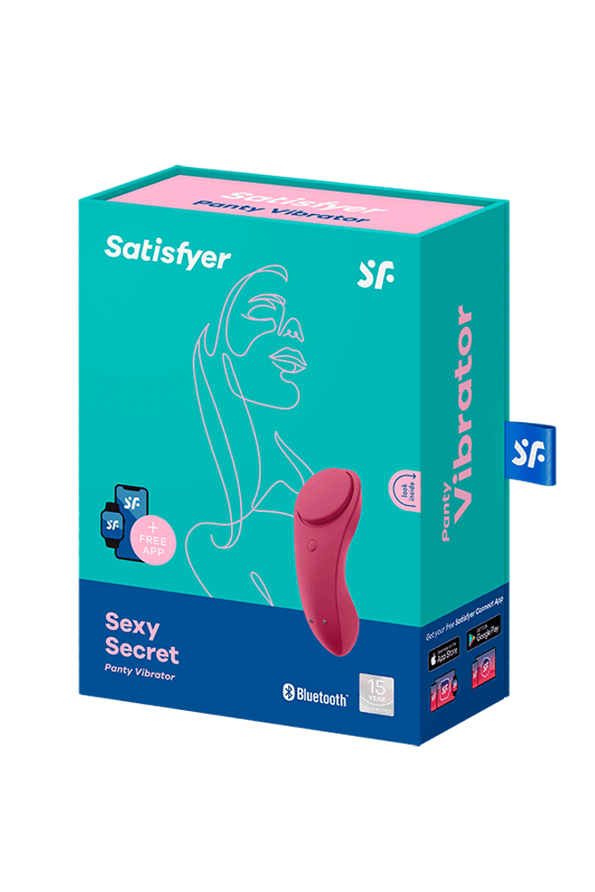 Satisfyer - Sexy Secret Panty Vibrator - Bordeaux - Stag Shop