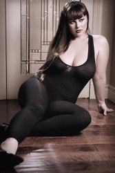 Fantasy Lingerie - SF902 - Black to Reality Bodystocking - Black - OSXL - Stag Shop