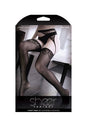 Fantasy Lingerie - SF934 - I Don't Mind Net Gartered Stockings - Black - OS - Stag Shop