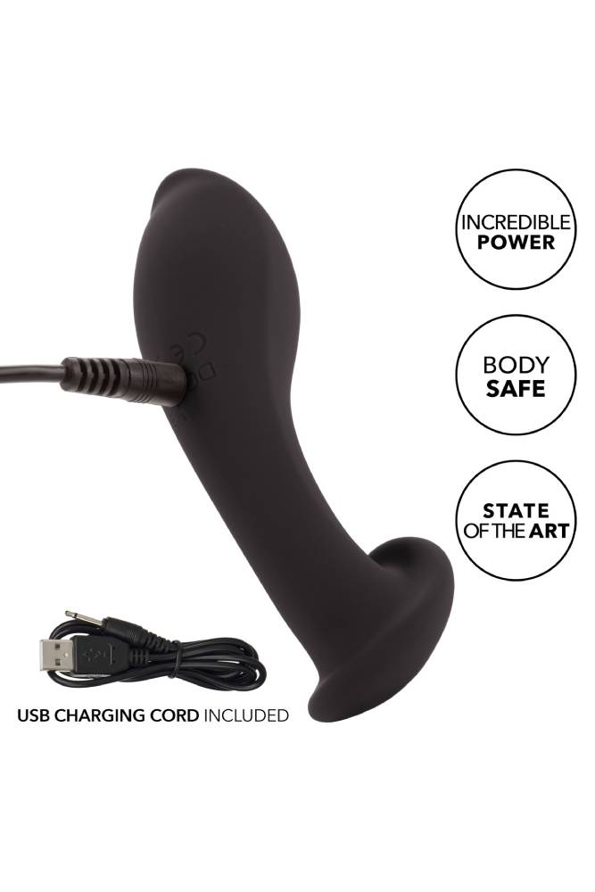 Cal Exotics - Eclipse - Liquid Silicone Flex Prostate Probe - Black - Stag Shop