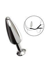 Cal Exotics - Star Fucker - Slim Plug with Dual Enhancer Ring - Silver - Stag Shop