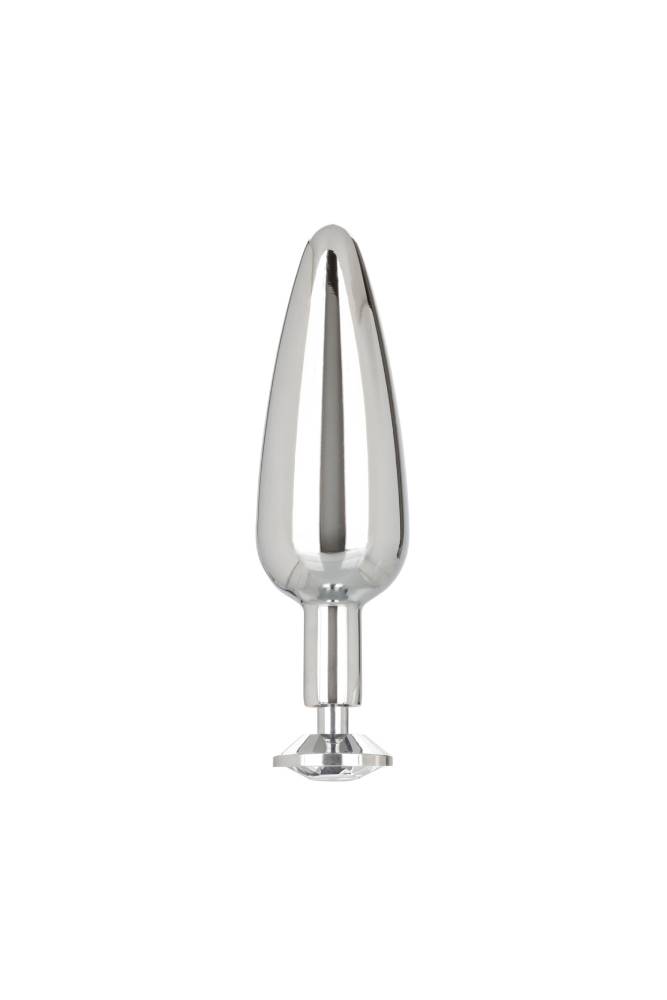 Cal Exotics - Star Fucker - Slim Plug with Dual Enhancer Ring - Silver - Stag Shop