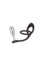 Cal Exotics - Star Fucker - Teardrop Plug with Dual Enhancer Ring - Silver - Stag Shop