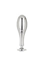 Cal Exotics - Star Fucker - Teardrop Plug with Dual Enhancer Ring - Silver - Stag Shop