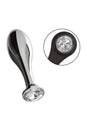 Cal Exotics - Star Fucker - Teardrop Plug with Dual Enhancer Ring - Silver - Stag Shop