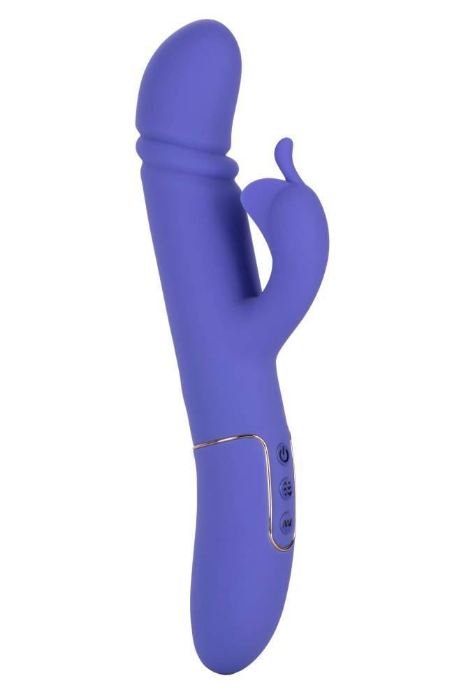 Cal Exotics - Shameless - Seducer Thrusting Vibrator - Purple - Stag Shop